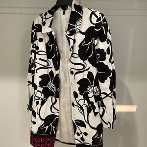 Tahari printed jacket